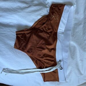 Rufskin Men's Brown Swim Briefs - Size S